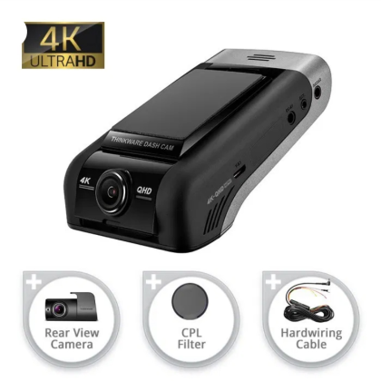 Thinkware U1000 2-Channel Dash Camera 32GB 4K UHD Resolution